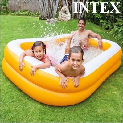 Intex Swim Center Mandarin Family Pool 57181 - Refreshing Family Fun for Ages 3 and Above
