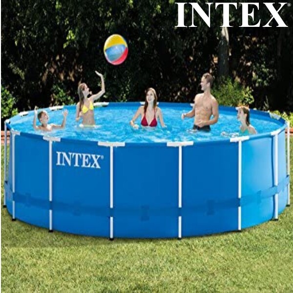 Intex Metal Frame Set Inflatable Pool - Summer Splash Paradise