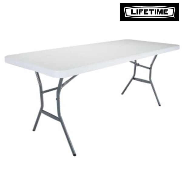 Lifetime Large Folding Table 180cm - 6' - Durable and Versatile