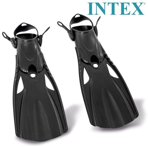 Intex Super Sport Swim Fins 55635 - Large (Size 8-11) for Powerful and Effortless Swimming