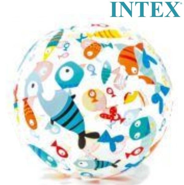 Intex Lively Print Beach Ball 59040 - Fun for All Ages!