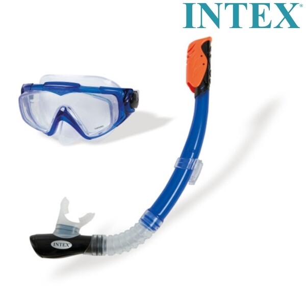 Intex Adult Snorkel + Mask Set Silicone Aqua Pro 55962 - Unleash the Explorer in You (14+ Years)