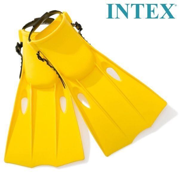 Intex 55937 Aqua Flow Play Swim Fins Medium (5-7) - Colorful and Comfortable Fins for Kids