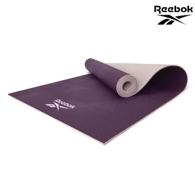 Reebok Yoga Mat Rayg-11030pl 4mm - Embrace Serenity in Your Yoga Practice with Purple Elegance
