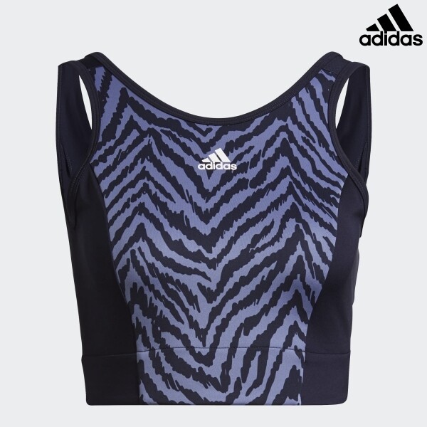 Adidas Sports Bra W Zbr Crop Tp Navy/Purple Women L Gs6347 - Confidence in Motion for Every Occasion