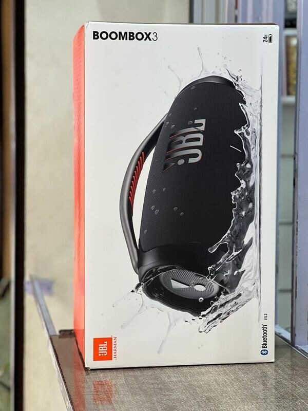 JBL BoomBox 3 Portable Wireless Home Audio Speaker - Black