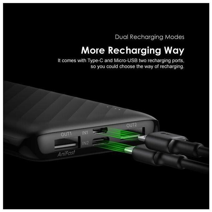 Oraimo OPB-P118D Toast 10 Flash 10000mAh 12W Power Bank