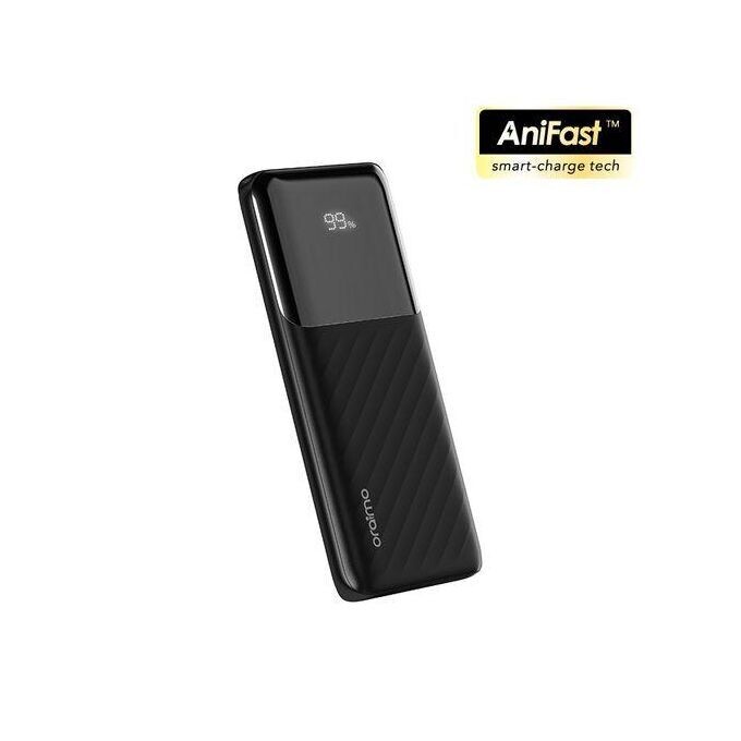 Oraimo Toast 10 Byte II 10000mAh 2.4A Max Fast Charging Power Bank OPB-P120D - Black