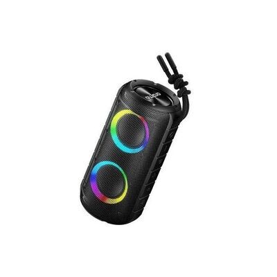 Oraimo OBS-53D Rover RGB Lights Bluetooth 5.3 Portable IPX5 Wireless Speaker, Black