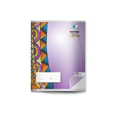 Kartasi Exercise Book Man A4 Standard Ruled (SQ) 200 Pages - Wholesale 12pcs Pack