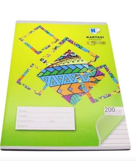 Kartasi Exercise Book A4 200 Pages Single Line - 12pcs Wholesale Pack
