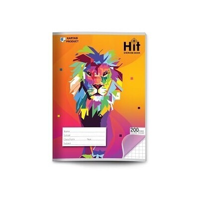 Kartasi Exercise Book A4 Standard Ruled, Square 120 Pages - 12pcs Wholesale Pack