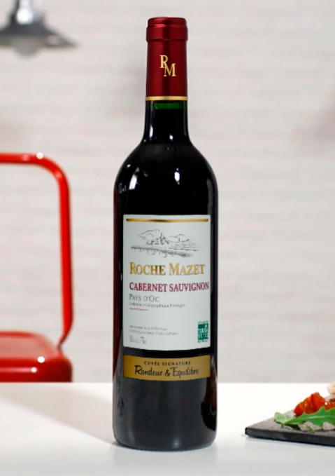 Roche Mazet Cabernet Sauvignon Red Wine - 750ml (6PCS Wholesale Pack)