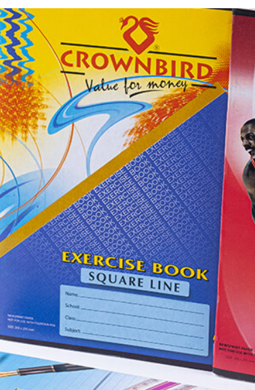 Kasuku Crownbird Exercise Book A4 200 Pages SQR/L - 6PCS Wholesale Pack