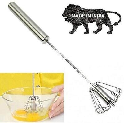 Stainless Steel Spring Mixi Egg/Lassi/Buttermilk Maker/Mixer Hand Blender