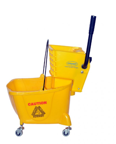 TEEPEE Large 24Lt Mop Bucket with Wringer - Efficient Cleaning Companion