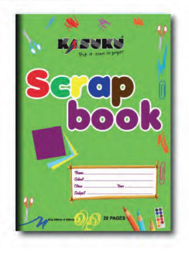 Kasuku Scrap Book - 20 Pages, 220GSM Durable Cover