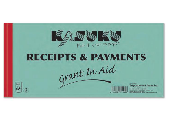 Receipts &amp; Payments Grants in Aid Book