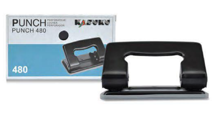 Kasuku Small Paper Punch 480: Efficient Metal Hole Punch for Various Paper Sizes