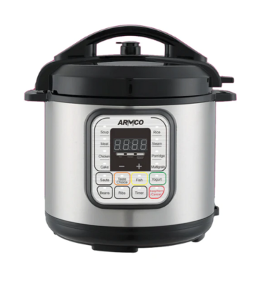 Armco APC-EP600X 6L Multi-Function Electric Pressure Cooker - Faster Cooking, Healthier Meals