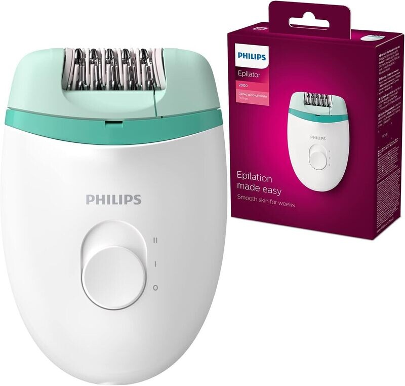 Philips Satinelle Essential Corded Compact Epilator - BRE224/00