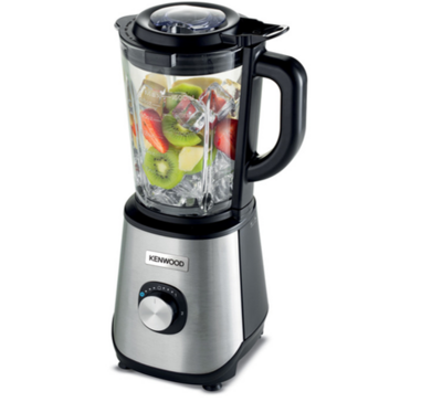 Kenwood BLM45.240SS Glass Blender with Mill - 1000W, 2 Speeds + Pulse