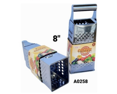 Godgift full steel 4 way grater 8&quot; KitchenPro