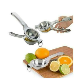 Stainless Steel Lemon Squeezer 21cm - Rust-Proof Manual Citrus Juicer for Kitchen and Bar