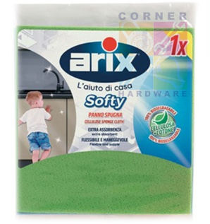 ARIX Cellulose Sponge Cloth 1pc - Biodegradable, Eco-Friendly, Superior Absorption