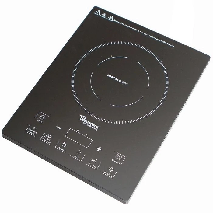 Ramtons Induction Cooker with Free Non-Stick 24 cm Pan - Black (RM/381)