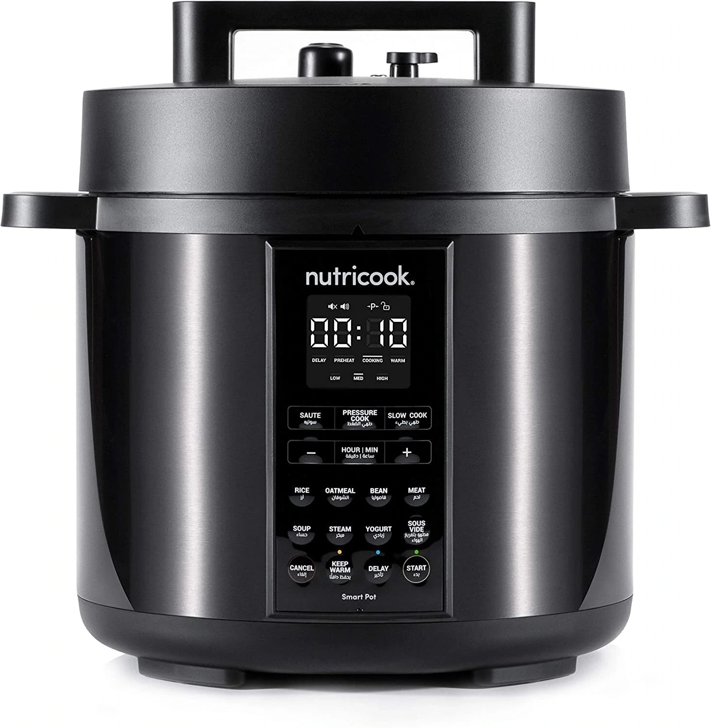 Nutricook NC-SP208K Smart Pot Pressure Cooker Black - 8L