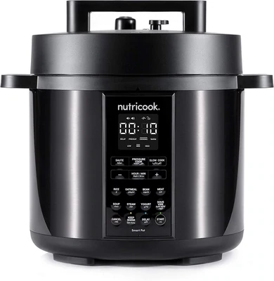 Nutricook NC-SP208K Smart Pot Pressure Cooker Black - 8L