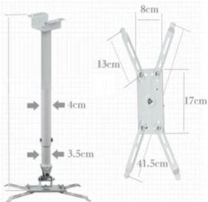 CPR300 Universal Projector Ceiling Mount 150-300cm