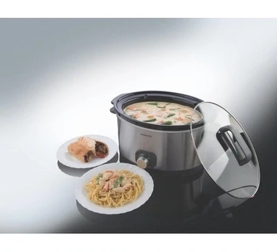 Kenwood SCM650SS/SCM70.000SS Oval Shaped Slow Cooker with Glass Lid