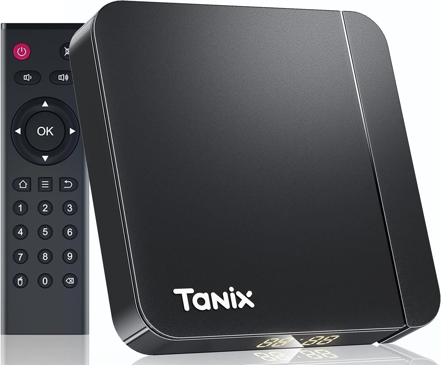 Tanix Android TV Box 11.0, Android 11 TV Box 4GB RAM 32GB ROM AV1 6K/4K 3D USB 3.0 BT 5.0 Amlogic S905W2 Quad Core 64 Bits