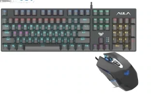 AULA WIND T640 Mechanical Keyboard and Gaming Mouse Combo: Ultimate Gaming Set