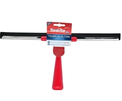 Arix Tonkita 2-In-1 Rubber Floor Wiper With Handle Red (072A) - Versatile Cleaning Solution