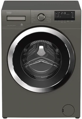 BEKO 9KG Front Load Washing Machine: BAW389 - Metallic Grey
