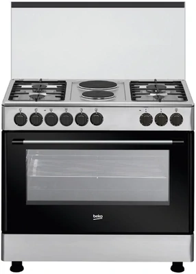 Beko GE12121DX 90x60cm 4 Gas + 2 Electric Plates Cooker – Crafted in Turkey