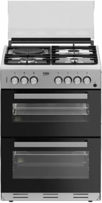 Beko FSM63330DXDSL 60x60cm 2 Gas (1 Wok) + 1 Electric Hot Plate Cooker – Made in Turkey