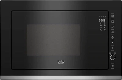 Beko 25L 900W Built-In Microwave with Grill - Black