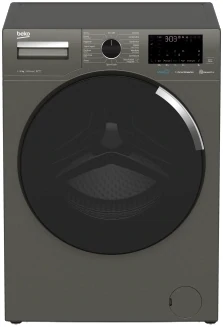 BEKO 12KG Front Load Washing Machine: BAW388 - Manhattan Grey