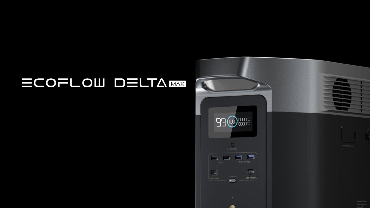 ECOFLOW DELTA MAX 1600 Portable Power Station 1612Wh