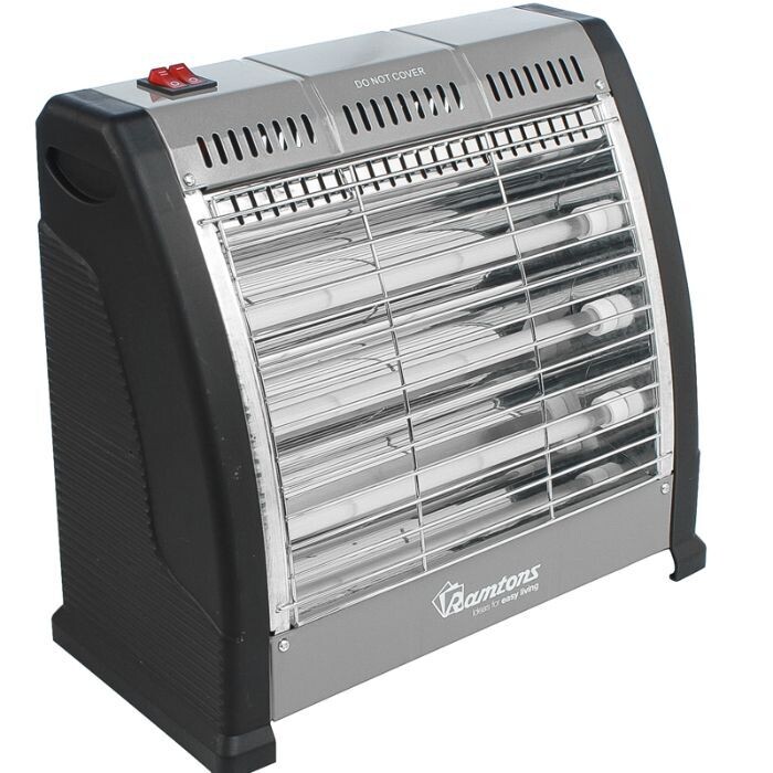 RAMTONS Silver Quartz Electric Bar Heater - RM/469