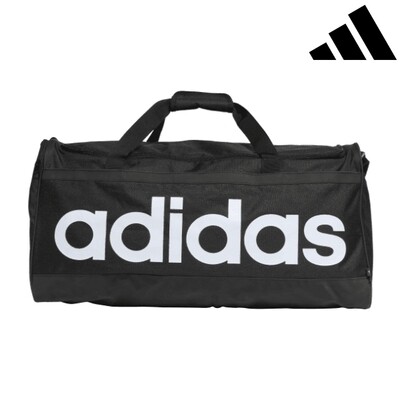 Adidas Holdall Linear Duffel Bag - Black/White HT4745