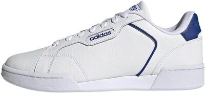 Adidas Men's ROGUERA Gymnastics Shoe - FTWR White/FTWR Team Royal Blue (Sizes 6-12)