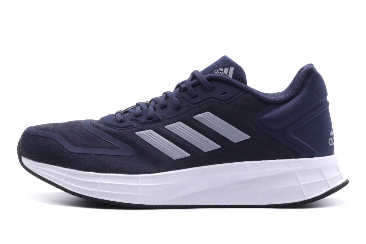 Adidas Men's Duramo 10 Running Shoes - Navy/White (Sizes 6-12)