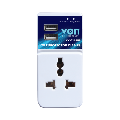 Von VXV13ABBP 13 AMPS Volt Guard with USB