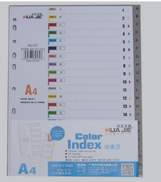 YILAILI KS-21 21-Tab File Divider & Page Index: Ultimate Document Organization (10 Pack)
