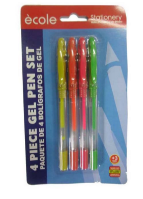 ECOLE Gel Pen Value Pack (20 Pens): Smooth Writing, Vibrant Colors, Unbeatable Price! (MF2509)